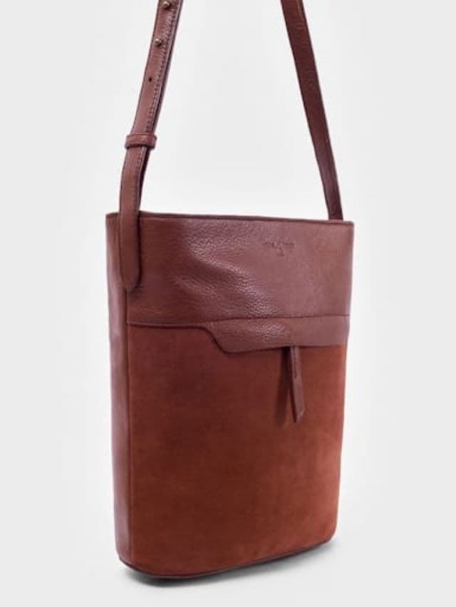 Bolso bucket piel - Imagen 2