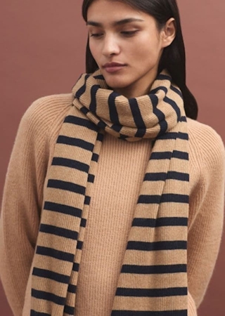 Bufanda de rayas - Imagen 1