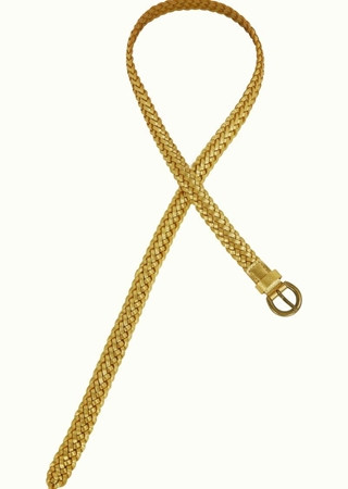 Cinturón trenzado con purpurina - Imagen 1