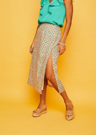 Falda ositos naranja - Imagen 1