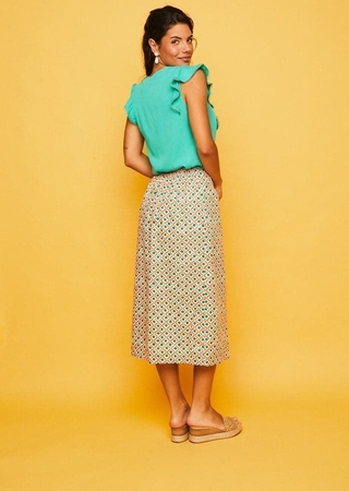 Falda ositos naranja - Imagen 2