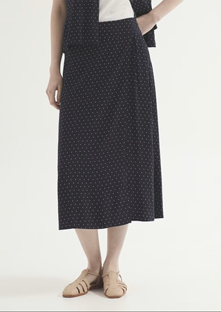 Falda "Pequeña huella de puntos" - Imagen 1