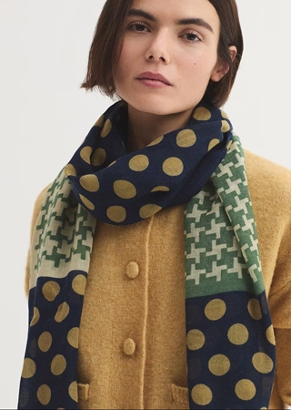 Fular Dots & Houndstooth - Imagen 1