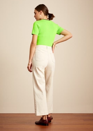 HIGH WAIST POCKET PANTS DIDIER DENIM - Imagen 2