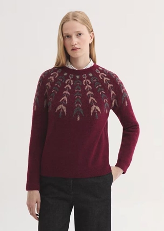 Jersey cuello redondo con greca - Imagen 1