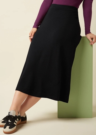 Juno Midi Skirt Milano Crepe - Imagen 1