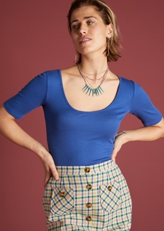 KL. CAMISETA CANALÉ AZULÓN - Imagen 1