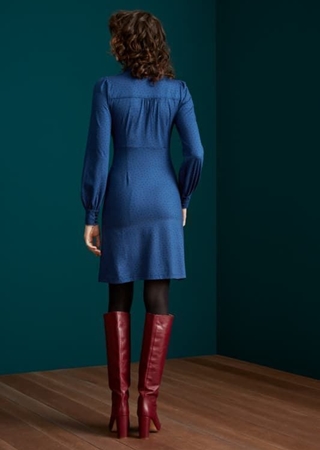 KL. DUFFY BUTTON DRESS LITTLE DOTS - Imagen 2