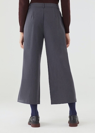 Pantalón culotte pinzas - Imagen 2