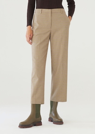 Pantalón mini check - Imagen 1