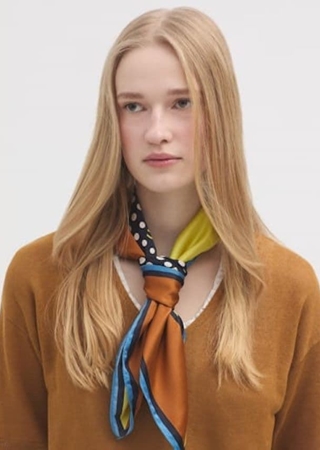 Pañuelo Lucky Dots satén - Imagen 1