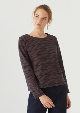 Top jacquard whealt field - Imagen 1