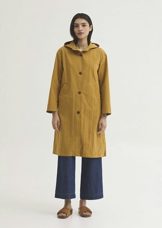 Trench con capucha básico - Imagen 1