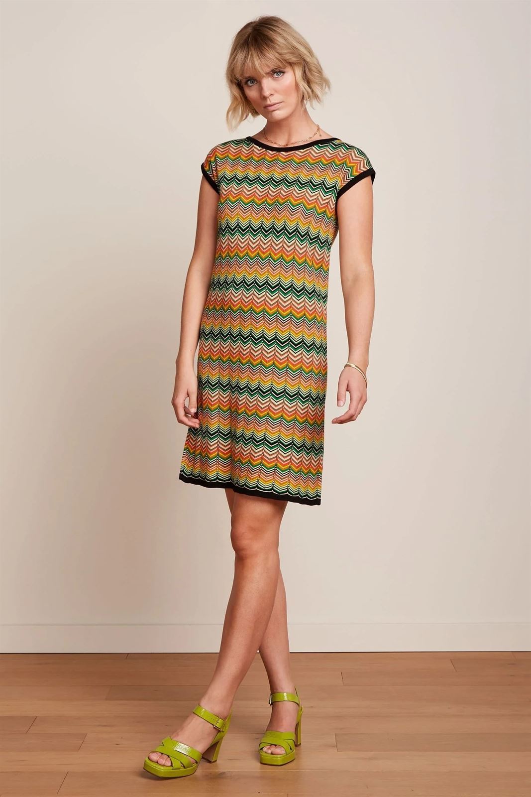 Vestido delfina penny zigzag - Imagen 1